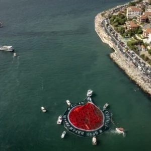 istanbul bogazinda gazzeyi selamlama etkinligi duzenlendi VVpmFVSN