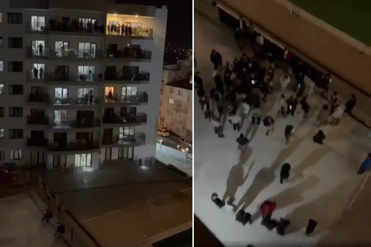 kyk yurdunda kalan ogrenciler yasanan su kesintisini uluyarak protesto etti SUQBlgZL.jpg