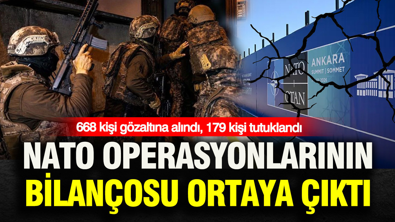 NATO operasyonlarının bilançosu ortaya çıktı: 668 kişi gözaltına alındı, 179 kişi tutuklandı Img